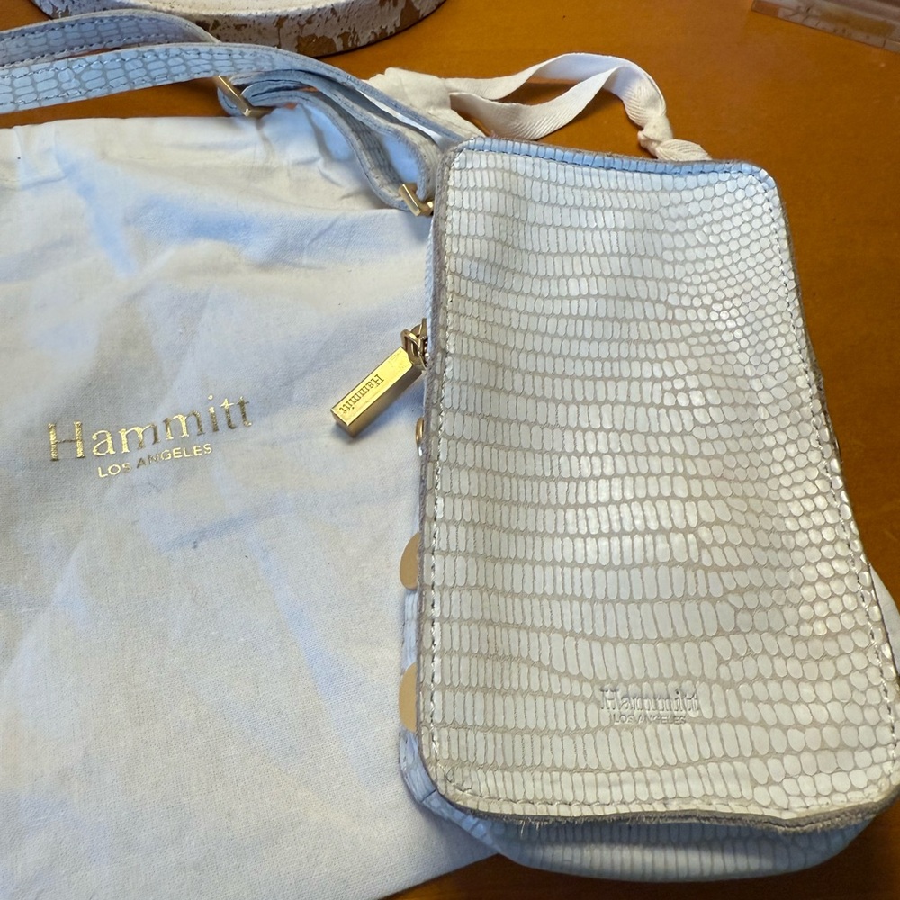 Hammitt White Crossbody Bag with Textured Elegance
